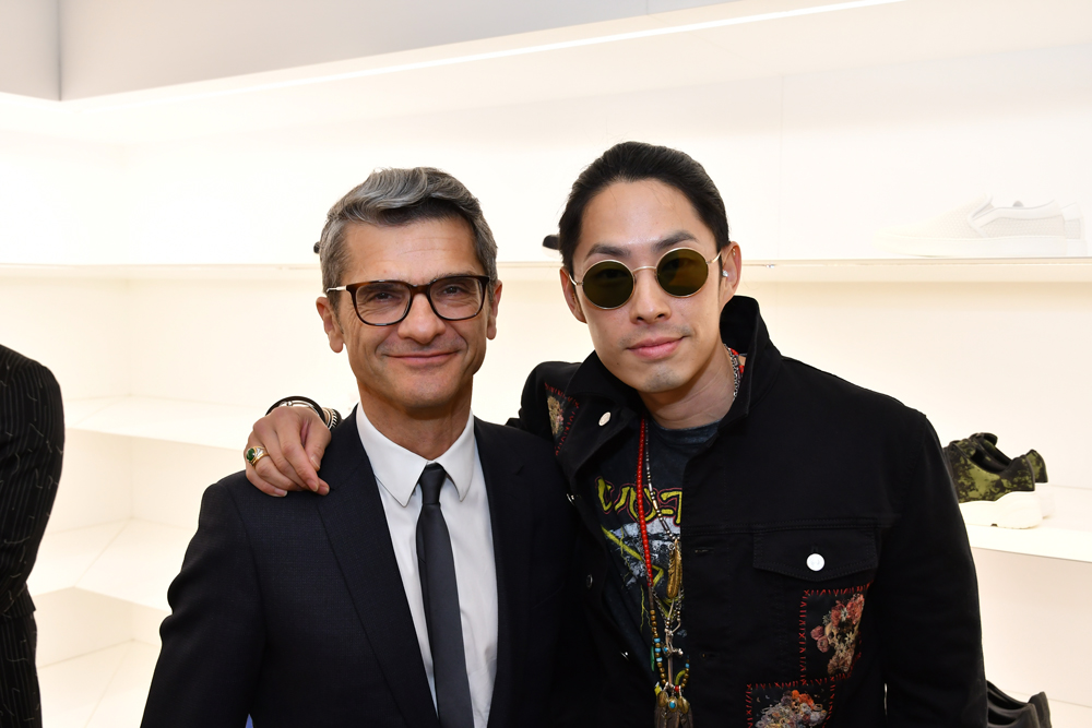 President Serge Brunschwig and Vanness Wu